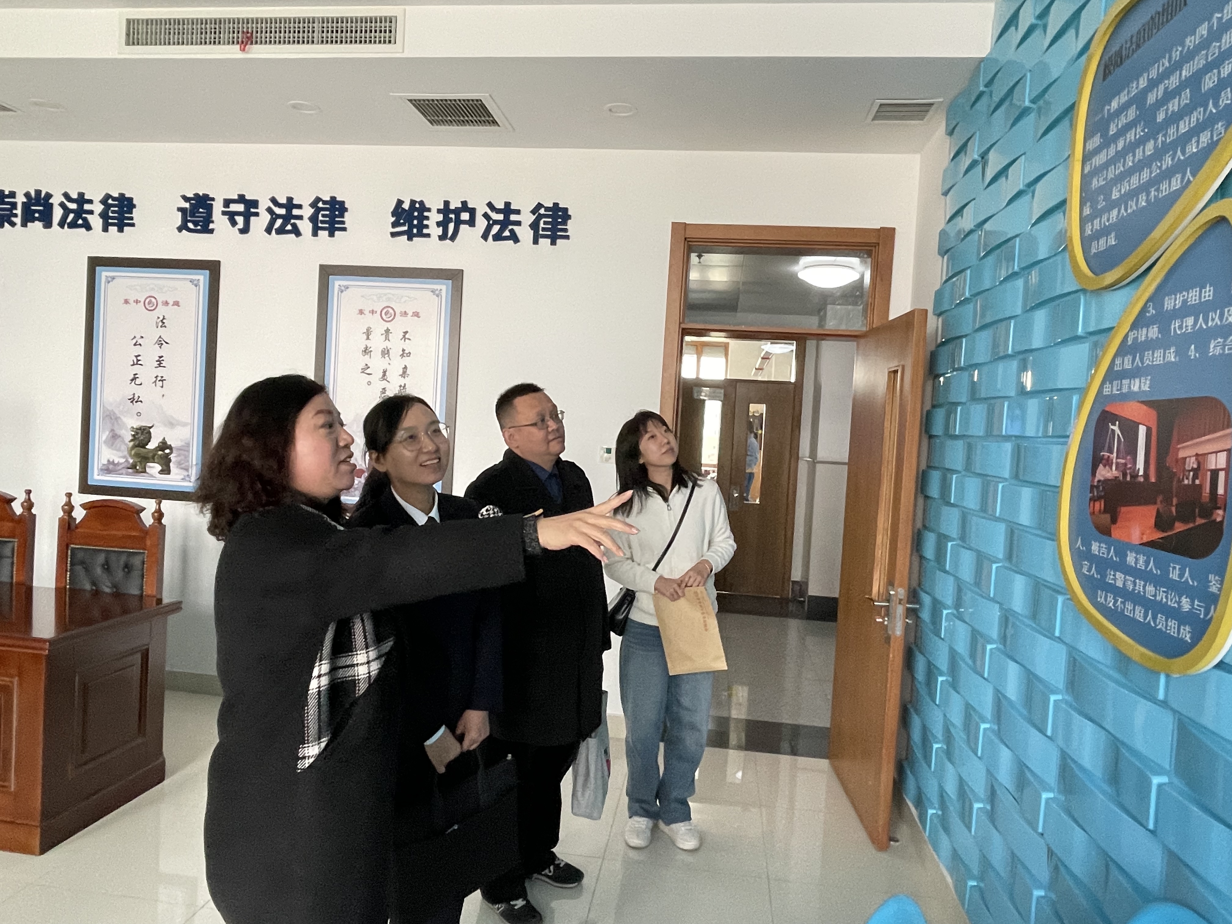 北辰区人民检察院联合区委统战部到天津市东堤头中学开展调查研究